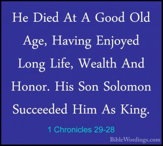 1 Chronicles 29 - Holy Bible English - BibleWordings.com