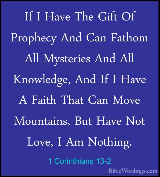 1 Corinthians 13 - Holy Bible English - BibleWordings.com