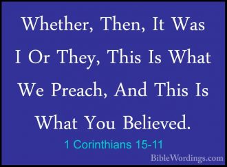 1 Corinthians 15 - Holy Bible English - BibleWordings.com