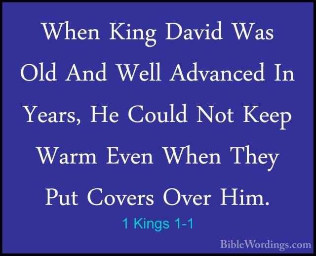 1 Kings 1 Holy Bible English
