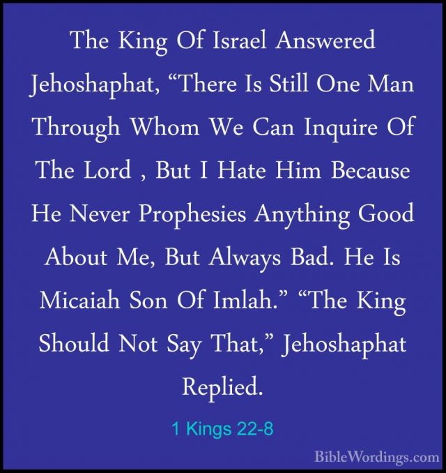 1 Kings 22 - Holy Bible English - BibleWordings.com