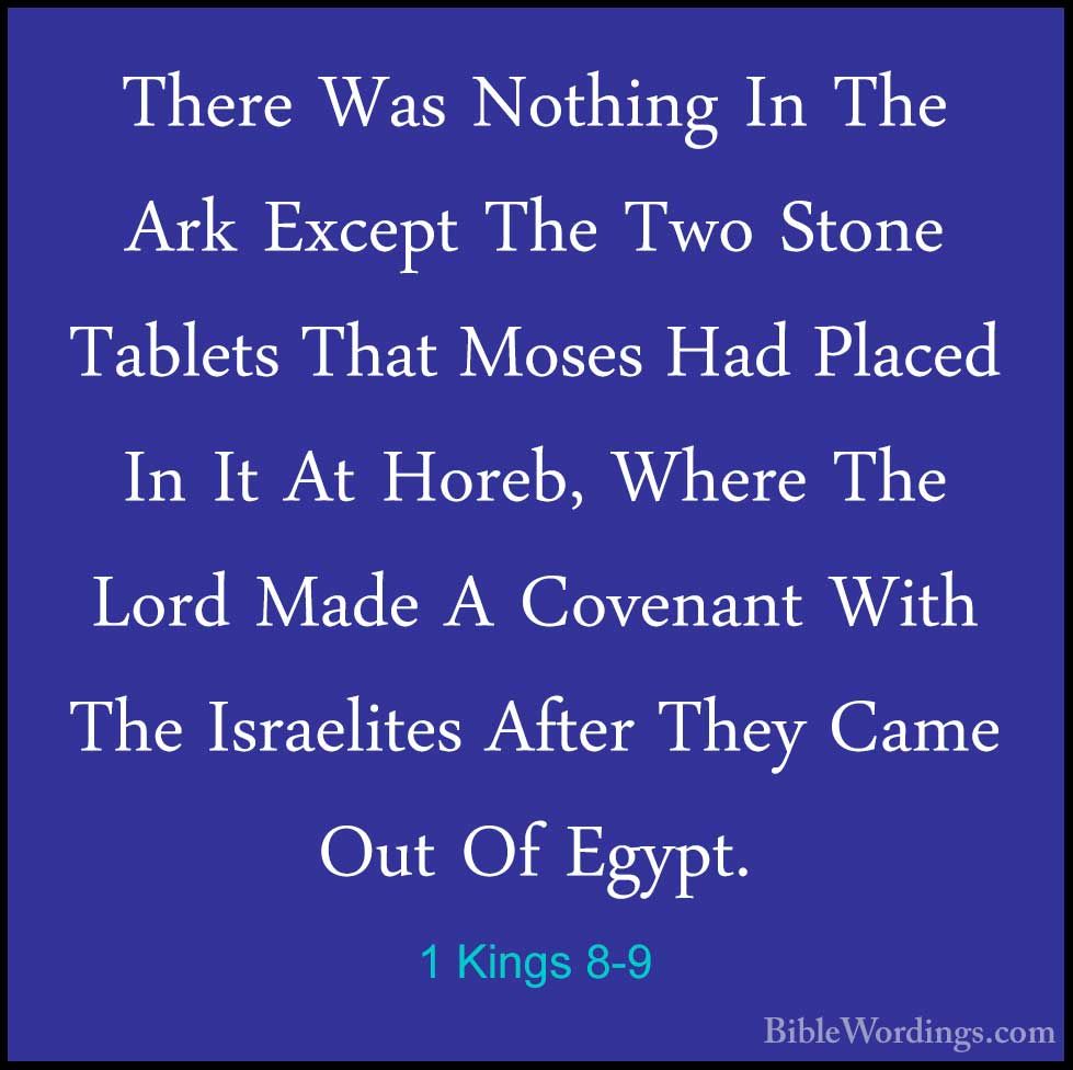 1 Kings 8 - Holy Bible English - BibleWordings.com