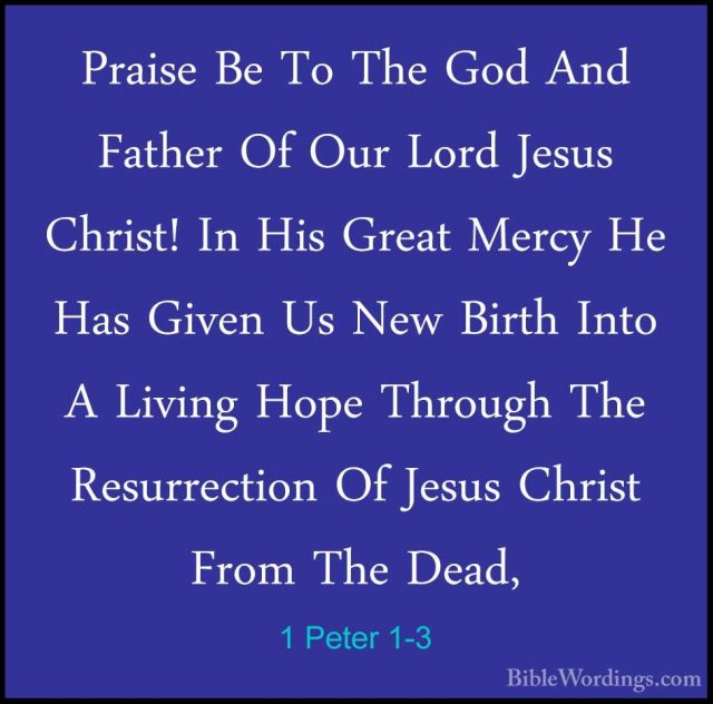 1 Peter 1 - Holy Bible English - BibleWordings.com