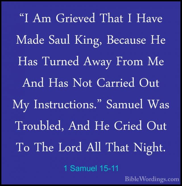 1 Samuel 15 - Holy Bible English - BibleWordings.com