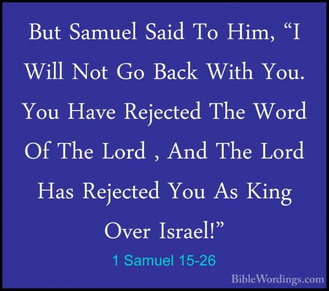 1 Samuel 15 - Holy Bible English - BibleWordings.com