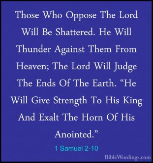 1 Samuel 2 - Holy Bible English - BibleWordings.com