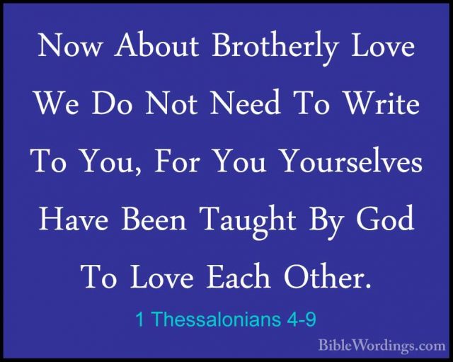 1 Thessalonians 4 - Holy Bible English - BibleWordings.com