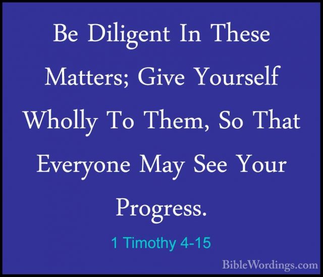 1 Timothy 4 - Holy Bible English - BibleWordings.com