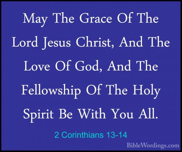 2 Corinthians 13 - Holy Bible English - BibleWordings.com