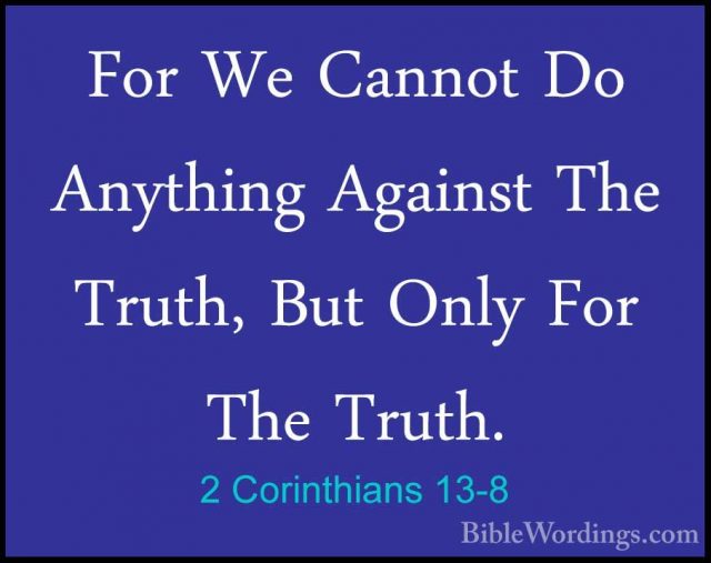 2 Corinthians 13 - Holy Bible English - BibleWordings.com