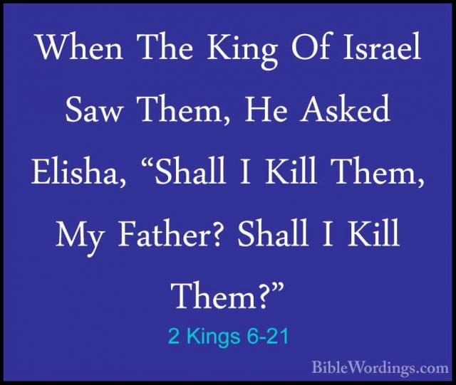 2 Kings 6 Holy Bible English