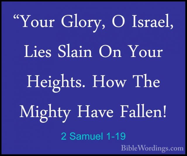 2 Samuel 1 - Holy Bible English - BibleWordings.com