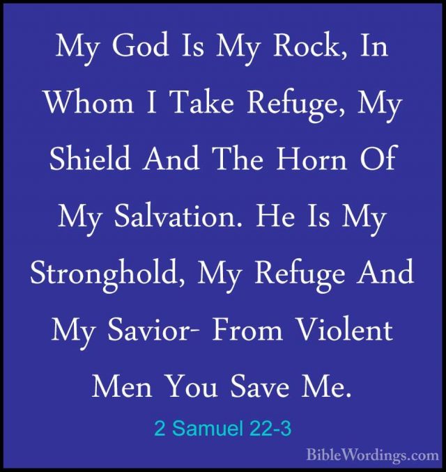 2 Samuel 22 - Holy Bible English - BibleWordings.com