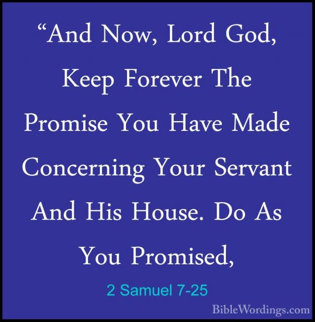 2 Samuel 7 - Holy Bible English - BibleWordings.com