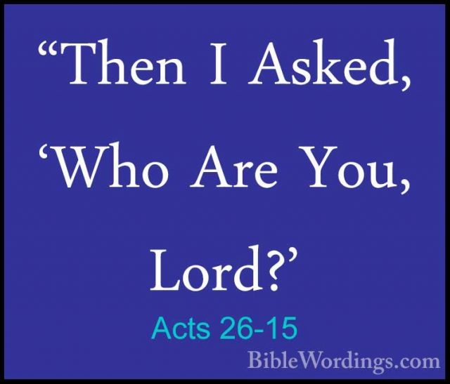 Acts 26 - Holy Bible English - Biblewordings.com