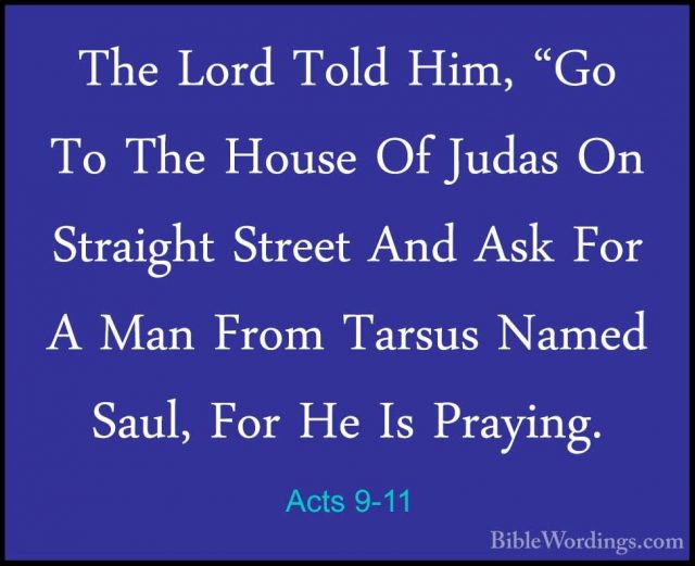 Acts 9 - Holy Bible English - BibleWordings.com