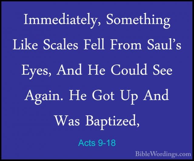 Acts 9 - Holy Bible English - BibleWordings.com