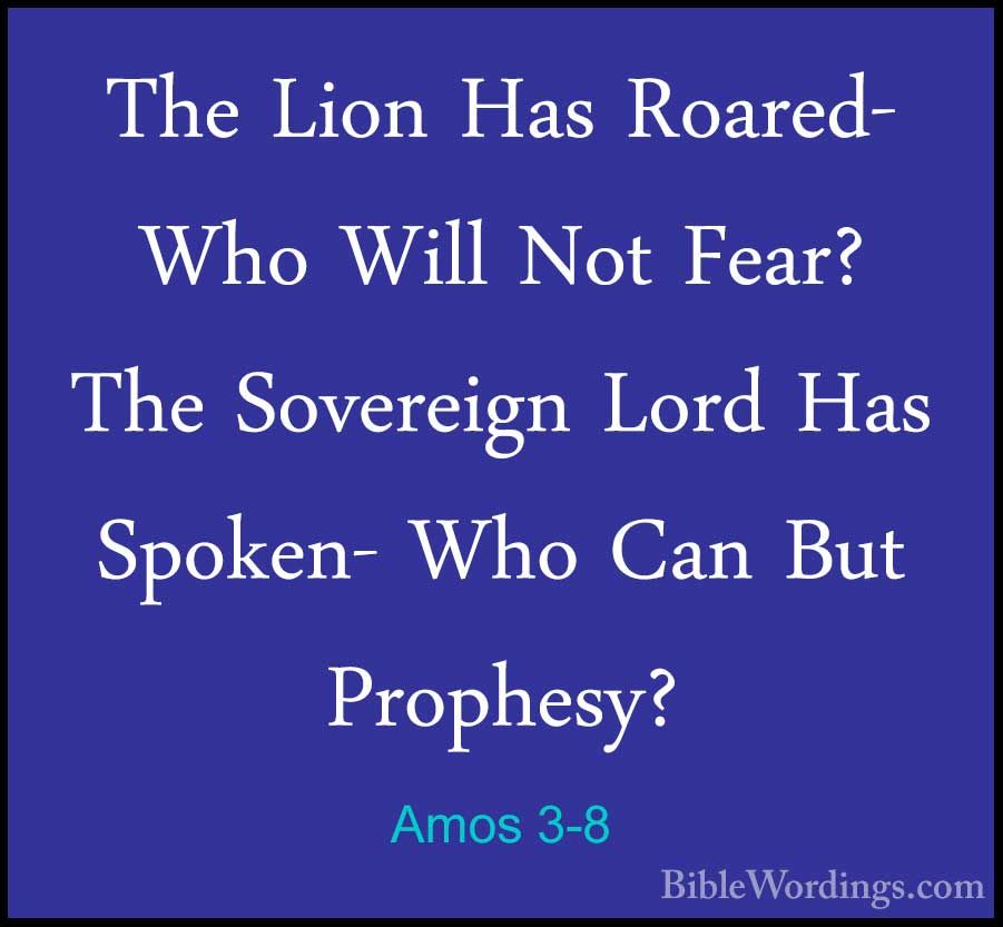 The Lion Roars (Amos)