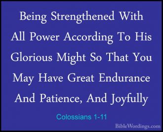 Colossians 1 - Holy Bible English - BibleWordings.com