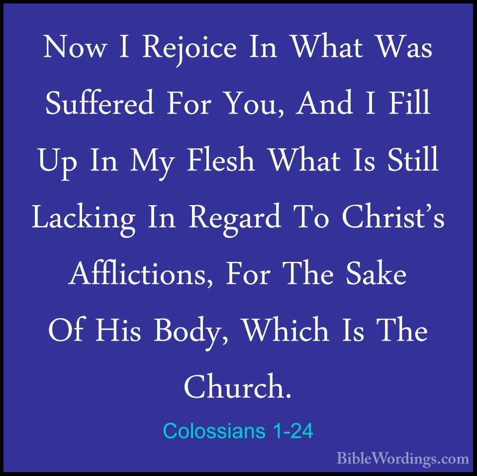 Colossians 1 - Holy Bible English - BibleWordings.com