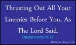 Deuteronomy 6 - Holy Bible English - BibleWordings.com