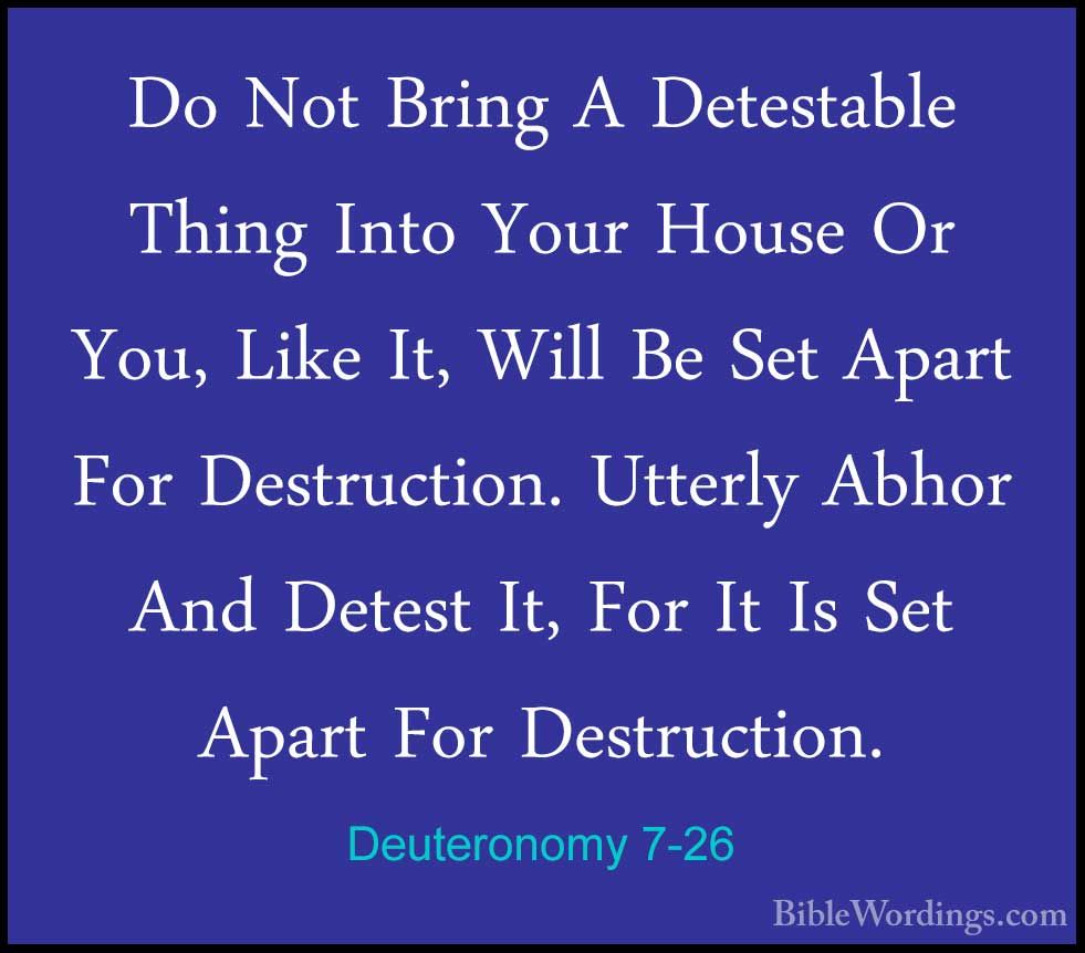 Deuteronomy 7 Holy Bible English Biblewordings Com