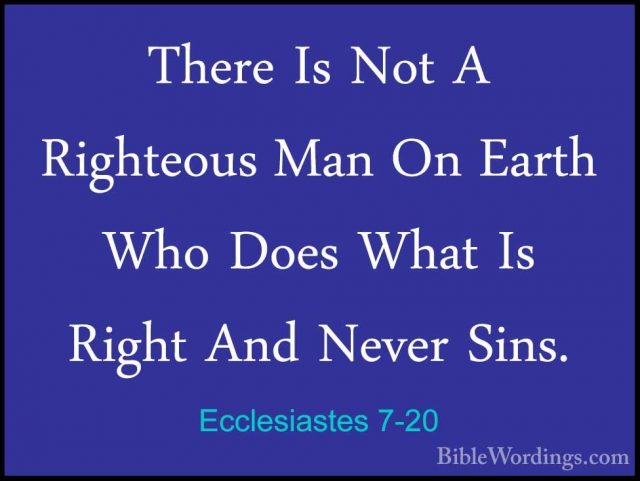 Ecclesiastes 7 - Holy Bible English - BibleWordings.com