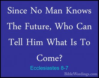 Ecclesiastes 8 - Holy Bible English - BibleWordings.com