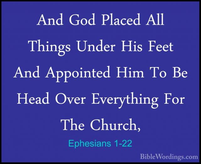 Ephesians 1 - Holy Bible English - BibleWordings.com