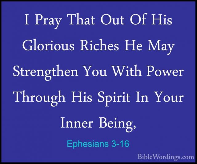 Ephesians 3 - Holy Bible English - BibleWordings.com