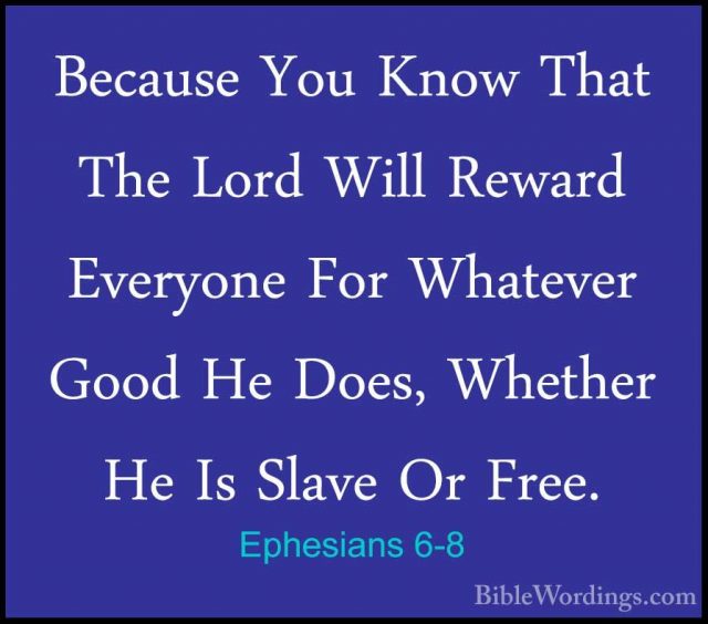 Ephesians 6 - Holy Bible English - BibleWordings.com