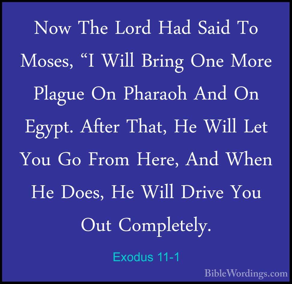 Exodus 11 - Holy Bible English - BibleWordings.com