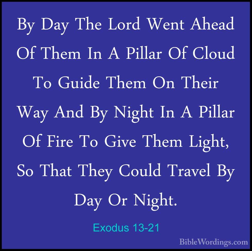 Exodus 13 Holy Bible English Biblewordings Com