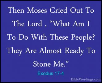 Exodus 17 - Holy Bible English - BibleWordings.com