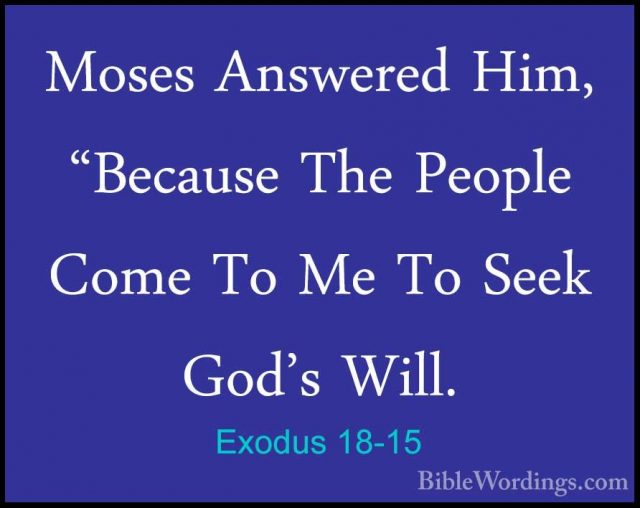 Exodus 18 - Holy Bible English - BibleWordings.com