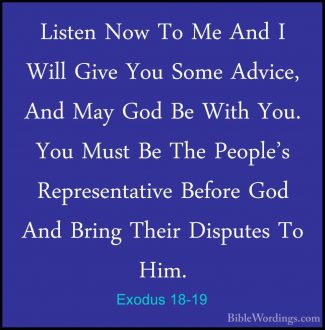 Exodus 18 - Holy Bible English - BibleWordings.com