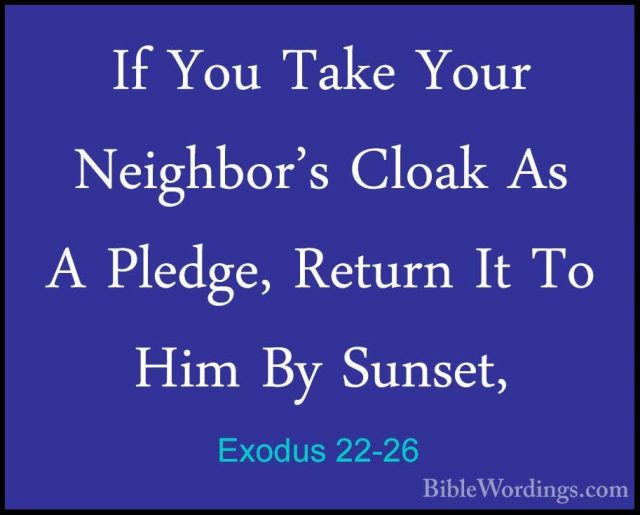 Exodus 22 - Holy Bible English - BibleWordings.com