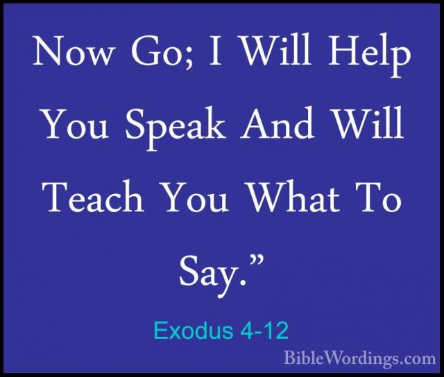 Exodus 4 - Holy Bible English - BibleWordings.com