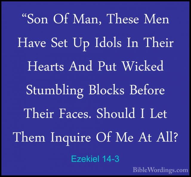 Ezekiel 14 - Holy Bible English - BibleWordings.com