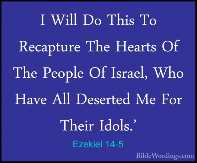 Ezekiel 14 - Holy Bible English - BibleWordings.com