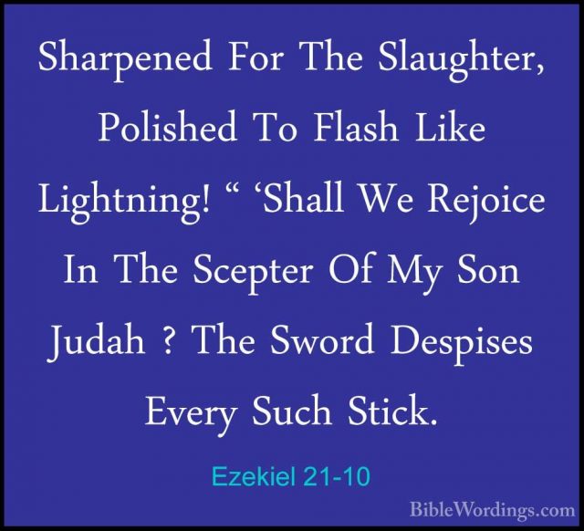 Ezekiel 21 - Holy Bible English - BibleWordings.com