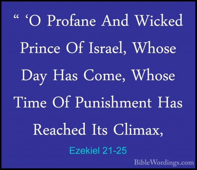 Ezekiel 21 - Holy Bible English - BibleWordings.com