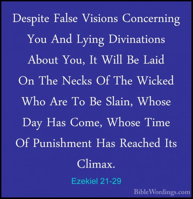 Ezekiel 21 - Holy Bible English - BibleWordings.com