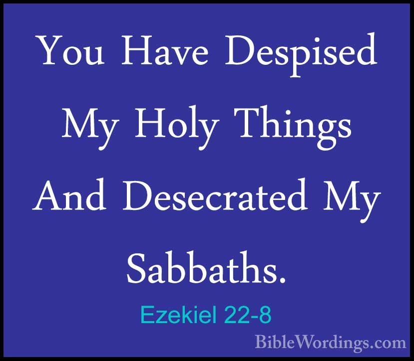 Ezekiel 22 - Holy Bible English - BibleWordings.com