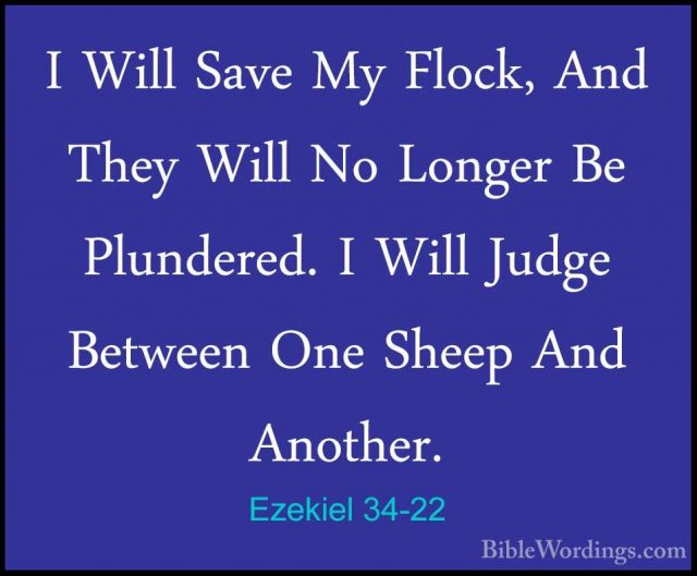 Ezekiel 34 - Holy Bible English - BibleWordings.com