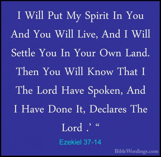 Ezekiel 37 - Holy Bible English - BibleWordings.com