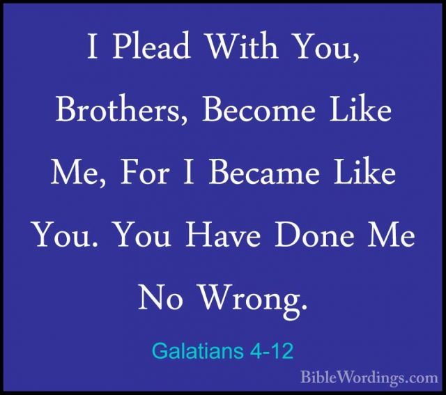 Galatians 4 - Holy Bible English - BibleWordings.com