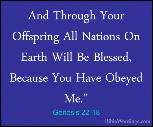 Genesis 22 - Holy Bible English - BibleWordings.com