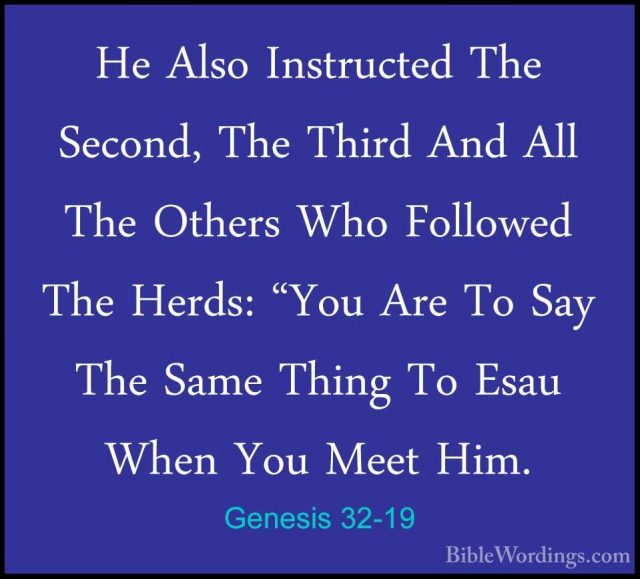 Genesis 32 - Holy Bible English - BibleWordings.com