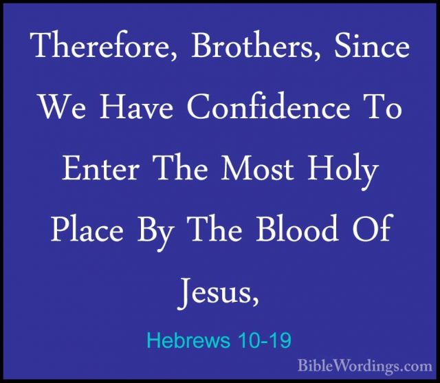 Hebrews 10 - Holy Bible English - BibleWordings.com